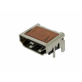 Molex Right Angle Female HDMI Connector 40V Liquid Crystal Polymer Housing Silver 2086581061
