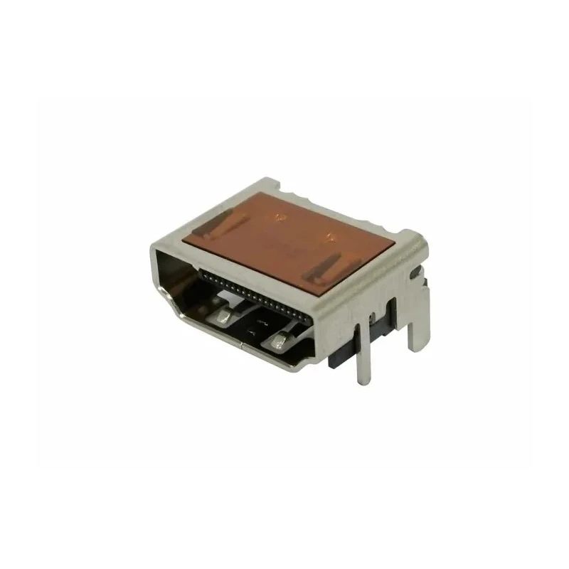 Molex Right Angle Female HDMI Connector 40V Liquid Crystal Polymer Housing Silver 2086581061