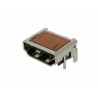 Molex Right Angle Female HDMI Connector 40V Liquid Crystal Polymer Housing Silver 2086581061