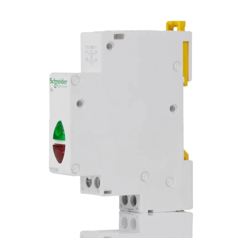 Schneider Electric DIN Rail Green, Red LED Indicator, Acti9 Control Series, IP2X, Round Shape 