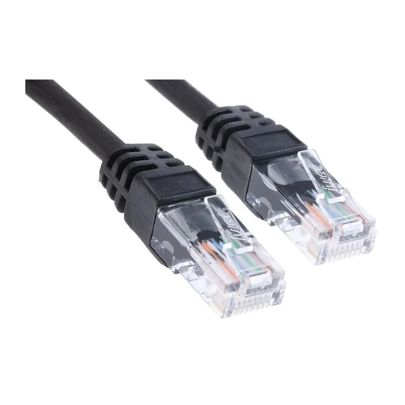 RS PRO Cat5e Ethernet Cable RJ45 Male to RJ45 Male 20 m Black Unshielded Low Smoke Zero Halogen 791-6987