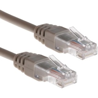 RS PRO Cat5e Ethernet Cable 15 m Grey RJ45 Male to RJ45 Male U/UTP Low Smoke Zero Halogen 791-7012