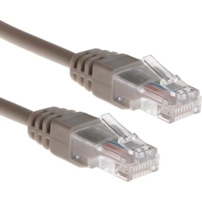 RS PRO Cat5e Ethernet Cable 15 m Grey RJ45 Male to RJ45 Male U/UTP Low Smoke Zero Halogen 791-7012