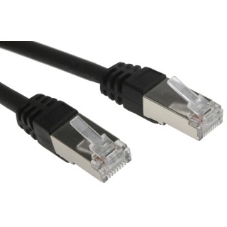 RS PRO Cat6 Ethernet Cable 25m Black RJ45 Male to RJ45 Male F/UTP Low Smoke Zero Halogen 791-7034