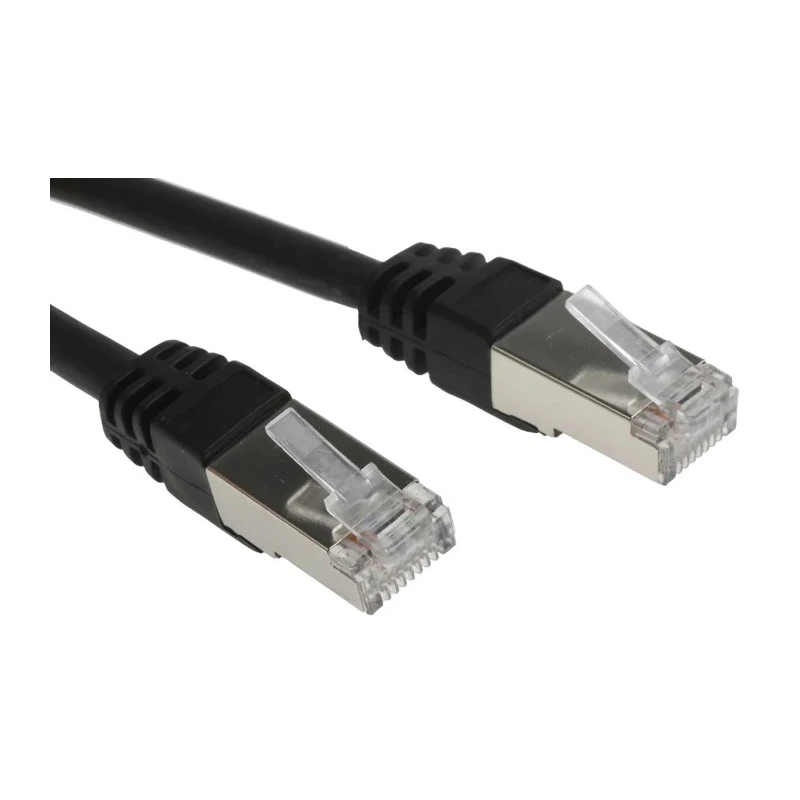 RS PRO Cat6 Ethernet Cable 25m Black RJ45 Male to RJ45 Male F/UTP Low Smoke Zero Halogen 791-7034