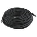 RS PRO Cat6 Ethernet Cable 25m Black RJ45 Male to RJ45 Male F/UTP Low Smoke Zero Halogen 791-7034