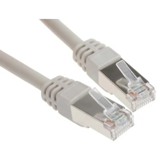 RS PRO Cat6 Ethernet Cable, 20 m, Grey RJ45 Male to RJ45 Male, F/UTP Low Smoke Zero Halogen 791-7059