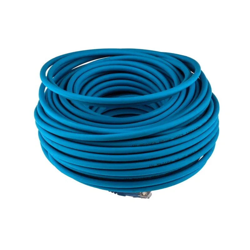 RS PRO Cat6 Ethernet Cable 30m Blue RJ45 Male to RJ45 Male U/UTP Low Smoke Zero Halogen 791-7081