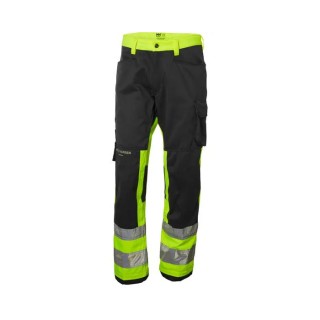 Helly Hansen Alna Men's Hi Vis Overtrouser Black Green White Yellow 32 in Waist 77420_369-D88