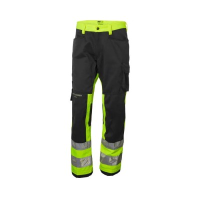 Helly Hansen Alna Men's Hi Vis Overtrouser Black Green White Yellow 32 in Waist 77420_369-D88