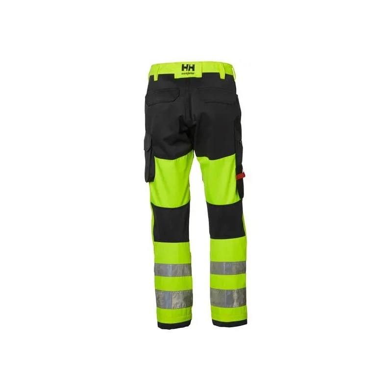 Helly Hansen Alna Men's Hi Vis Overtrouser Black Green White Yellow 32 in Waist 77420_369-D88
