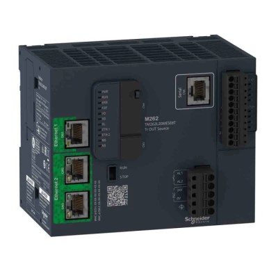 Schneider Electric Modicon TM Series Logic Controller 4-Input Digital Input 4 Transistor Outputs 24V TM262L20MESE8T