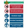 Brady Safety Poster Polypropylene Swedish 371 mm x 262 mm 306840