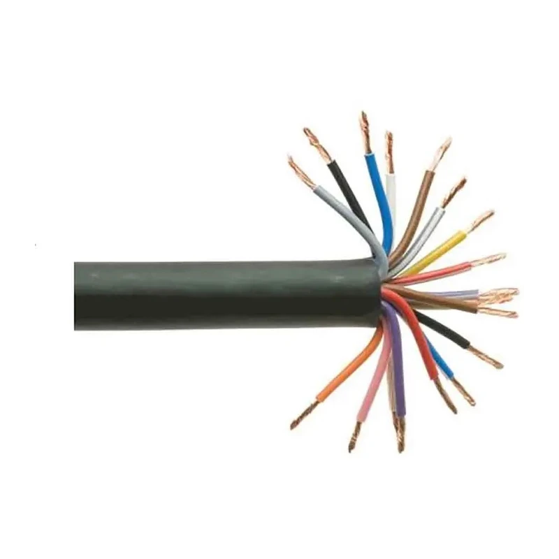 RS PRO Data Cable 9 Pairs 0.5 mm² Black Polyvinyl Chloride Sheath 440V 201-2220