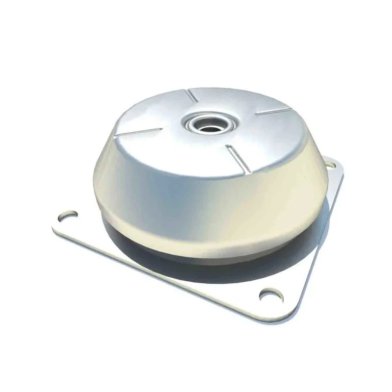 FIBET Tapered Square M20 Anti-Vibration Bell Mount with 2240 daN Compression, 20mm Bore, 20 mm OD, 66 mm Height CFBMH1806620M