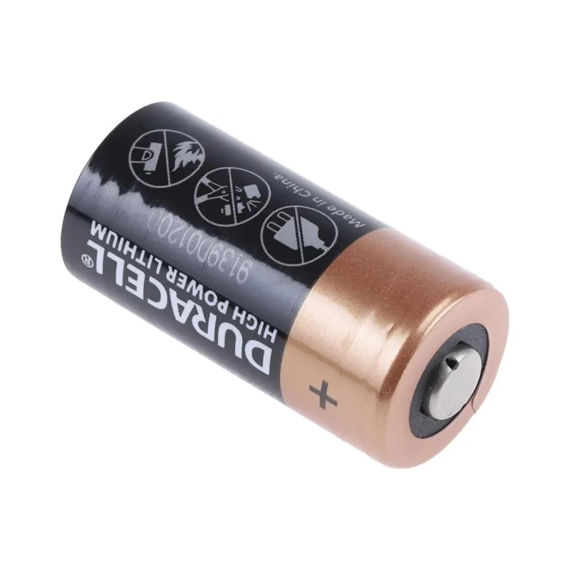 Duracell Ultra 3 V Lithium Manganese Dioxide Camera Battery CR17534 1600 mAh 17 mm