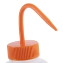 RS PRO 500ml Polyethylene Wide Neck Wash Bottle with Orange Lid United Kingdom 201-2449