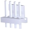 TE Connectivity MTA-156 Series Straight Through Hole Pin Header 4 Contacts 3.96 mm Pitch 1 Row Unshrouded 644752-4