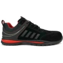 RS PRO Men's Black Non-Metallic Safety Trainer UK 10.5 EU 45 Fibreglass Toecap Composite Midsole RS360
