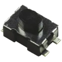 C & K Black Tactile Switch Top 0.5 mm SPST 50mA 32V dc Surface Mount KMR211G LFS