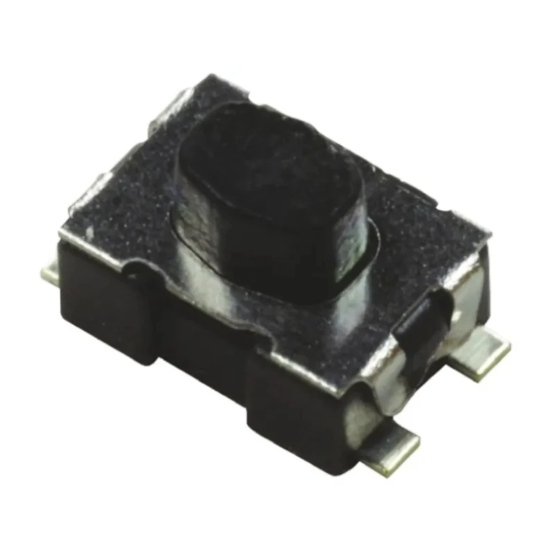 C & K Black Tactile Switch Top 0.5 mm SPST 50mA 32V dc Surface Mount KMR211G LFS