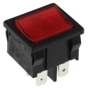 RS PRO Illuminated DPST On-Off Rocker Switch Panel Aluminium Housing Red Actuator IP66 10A 250V AC 28V DC 793-2430