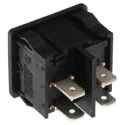 RS PRO Illuminated DPST On-Off Rocker Switch Panel Aluminium Housing Red Actuator IP66 10A 250V AC 28V DC 793-2430