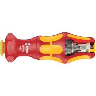 Wera Insulated Bit Holder Screwdriver Turbo Function 9 mm Tip, 125 mm Blade IK07