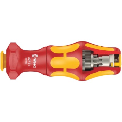 Wera Insulated Bit Holder Screwdriver Turbo Function 9 mm Tip, 125 mm Blade IK07