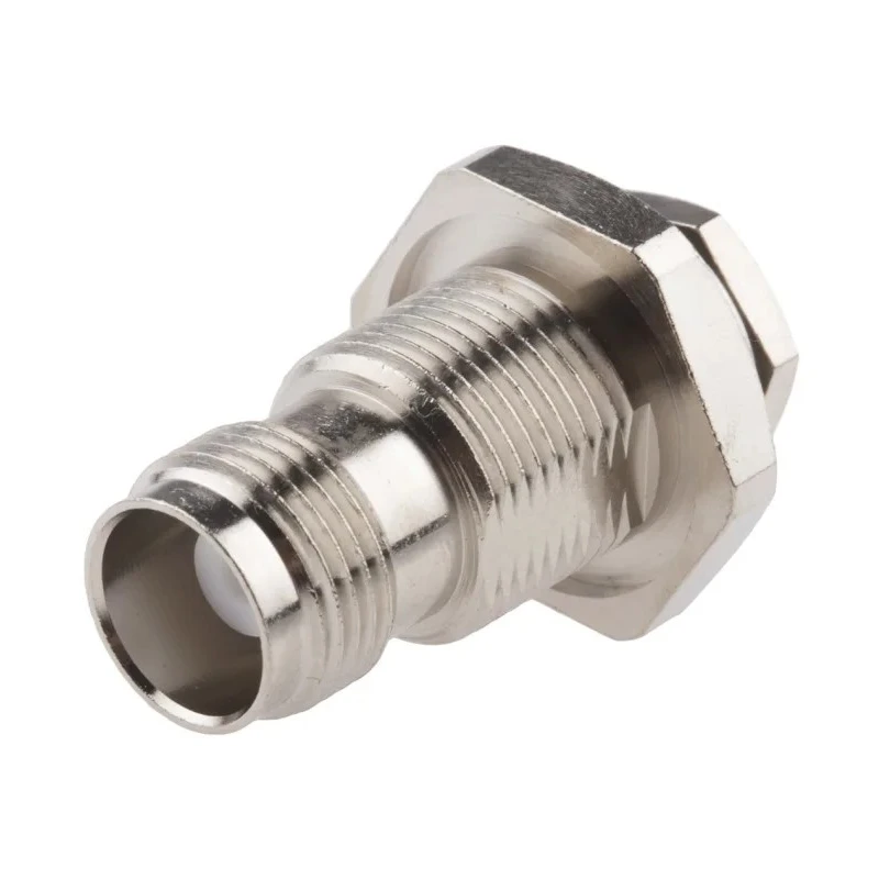 RS PRO TNC Series Coaxial Connector Panel Mount Female TNC 50 Ω Straight Body Clamp 6GHz 165°C 793-3610