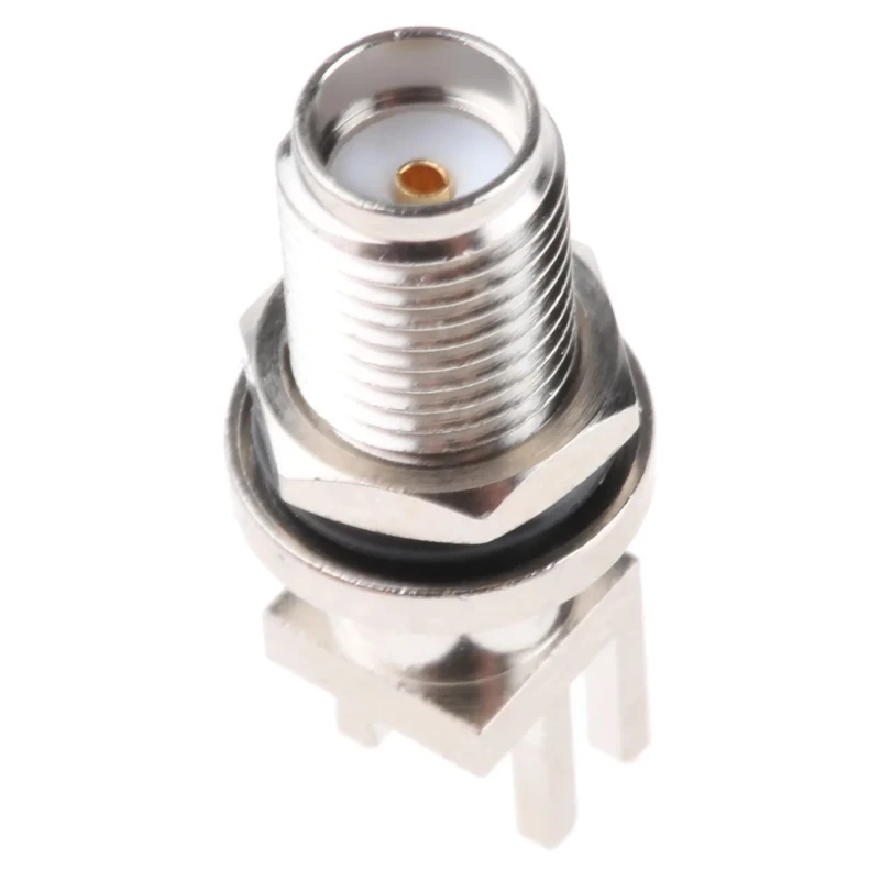RS PRO SMA Series 50 Ω Panel Mount Coaxial Connector Female, Right Angle Body, Solder Termination 793-3635