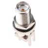 RS PRO SMA Series 50 Ω Panel Mount Coaxial Connector Female, Right Angle Body, Solder Termination 793-3635