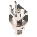 RS PRO SMA Series 50 Ω Panel Mount Coaxial Connector Female, Right Angle Body, Solder Termination 793-3635