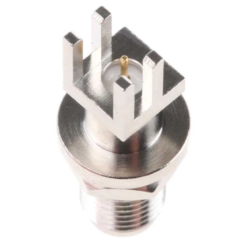 RS PRO SMA Series 50 Ω Panel Mount Coaxial Connector Female, Right Angle Body, Solder Termination 793-3635
