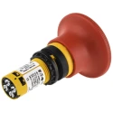 Eaton C22-PVT Series Twist Release Emergency Stop Push Button Panel Mount 22mm Cutout 1 NO/1 NC IP67 121612 C22-PVT60P-K11