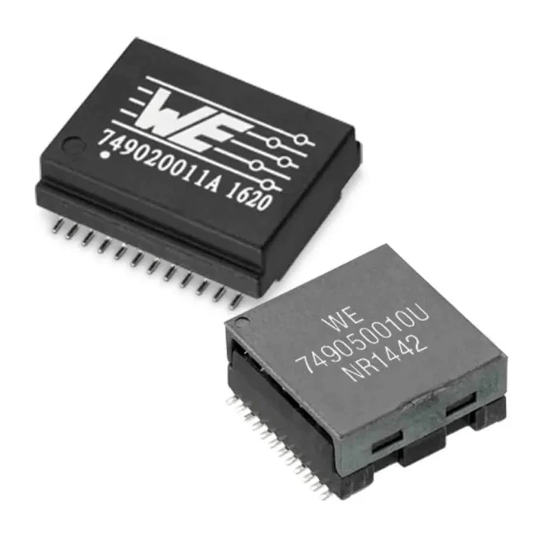 Wurth Elektronik Surface LAN Ethernet Transformer 1 Output, 350μH Inductance, 8.8 mm Depth, -40°C to 85°C 749052051