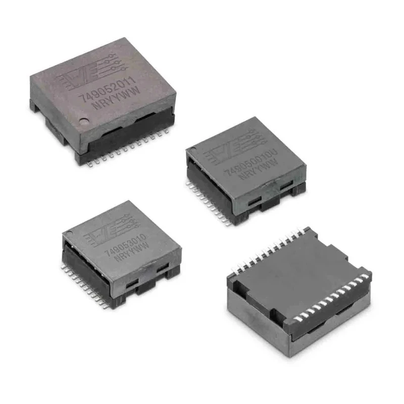 Wurth Elektronik Surface LAN Ethernet Transformer 1 Output, 350μH Inductance, 8.8 mm Depth, -40°C to 85°C 749052051