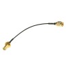 RS PRO SMA Series RF 50 Ω Coaxial Cable, 100 mm Length, Black Jacket, Terminated, Model 794-2914