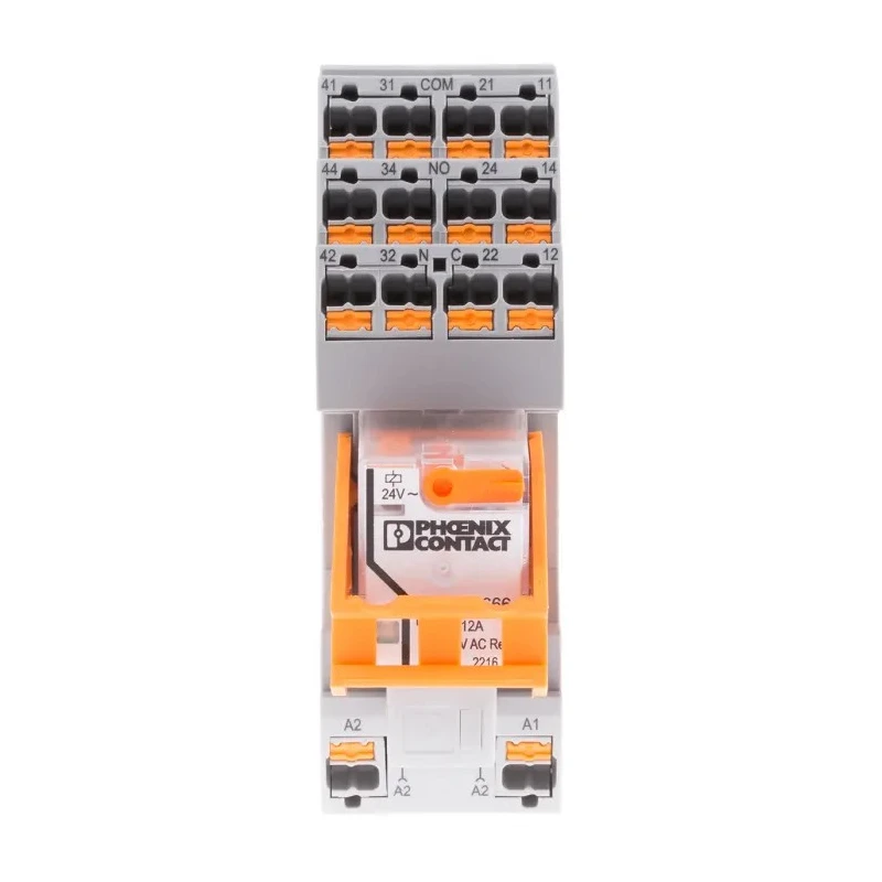 Phoenix Contact DIN Rail Power Relay 24V AC Coil 8.5A Switching Current DPDT 2903313