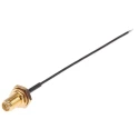 RS PRO RP-SMA Unterminated Series RF Coaxial Cable 50 Ω 100mm 250V Black Terminated 794-2869