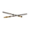 Dormer High Speed Steel Tin Drill Bit 4.2mm Shank, 75mm Overall Length, Titanium Nitride Finish A0024.2