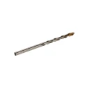 Dormer High Speed Steel Tin Drill Bit, 3.3mm Shank, 65mm Length, Titanium Nitride Coated, 5 Pieces A0023.3