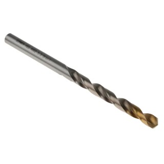 Dormer High Speed Steel Industrial Jobber Drill Bit 86mm Overall Length Titanium Nitride Coated A0025.3