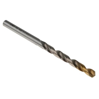 Dormer High Speed Steel Industrial Jobber Drill Bit 86mm Overall Length Titanium Nitride Coated A0025.3