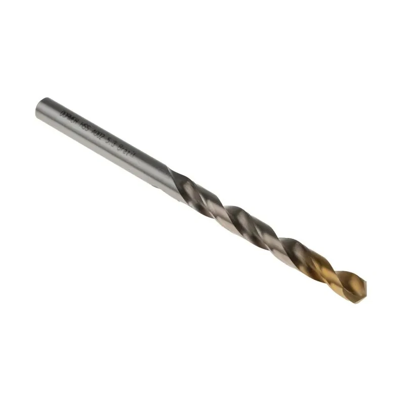 Dormer High Speed Steel Industrial Jobber Drill Bit 86mm Overall Length Titanium Nitride Coated A0025.3