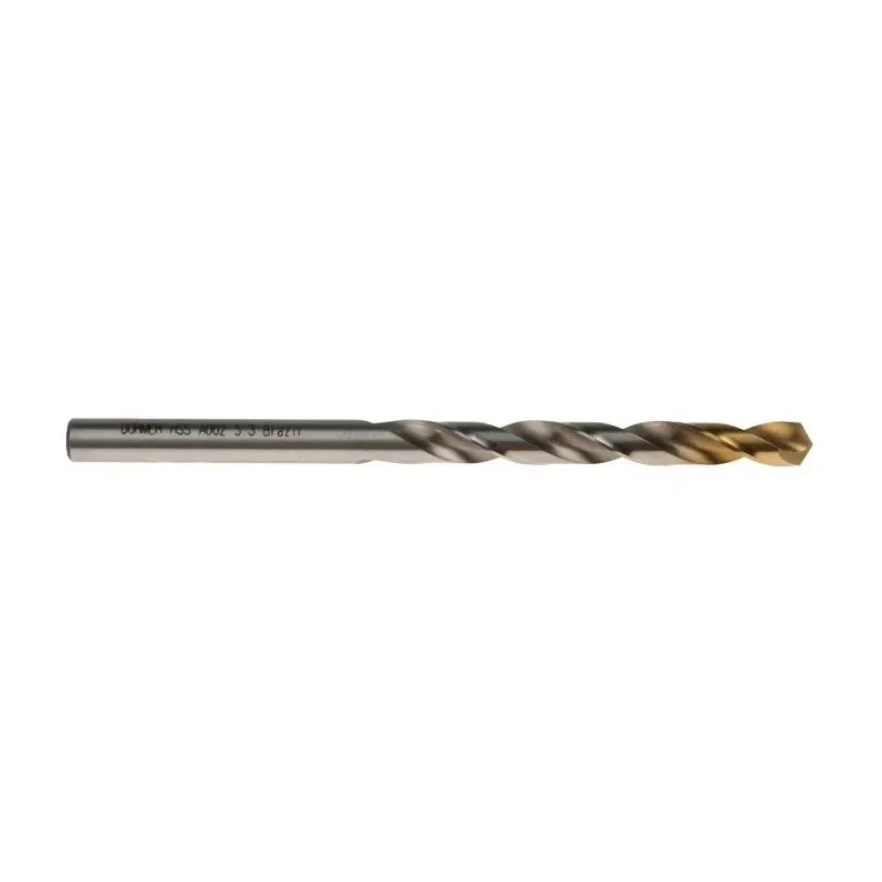 Dormer High Speed Steel Industrial Jobber Drill Bit 86mm Overall Length Titanium Nitride Coated A0025.3