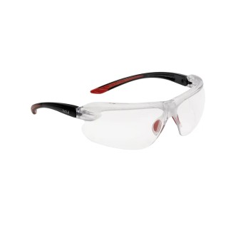 Bolle Safety IRI-s Ultra-enveloping Polycarbonate Frame Safety Glasses, Impact Resistant, Anti-Fog Coating, Clear IRIPSI
