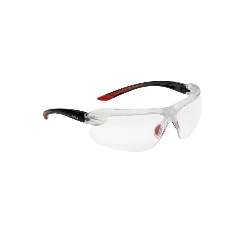 Bolle Safety IRI-s Ultra-enveloping Polycarbonate Frame Safety Glasses, Impact Resistant, Anti-Fog Coating, Clear IRIPSI