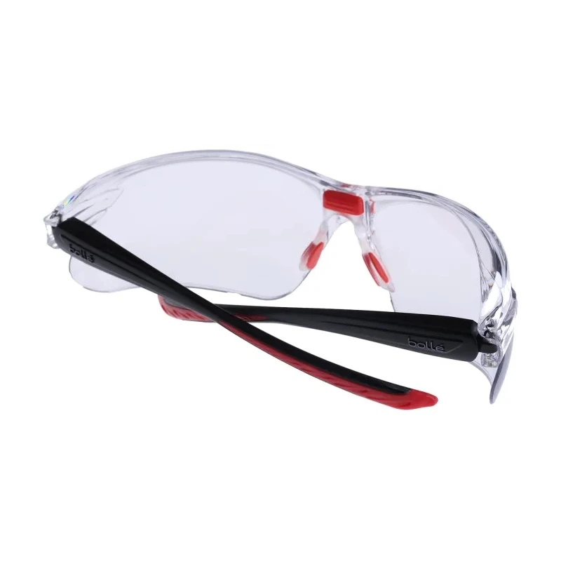 Bolle Safety IRI-s Ultra-enveloping Polycarbonate Frame Safety Glasses, Impact Resistant, Anti-Fog Coating, Clear IRIPSI