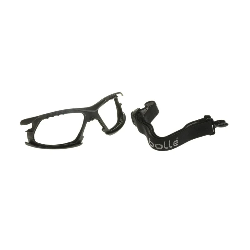 Bolle Safety RUSH Safety Glasses Ultra-Sporty Design Polycarbonate Frame and Lens Anti-Fog Coating Anti-Scratch RUSHKITFS